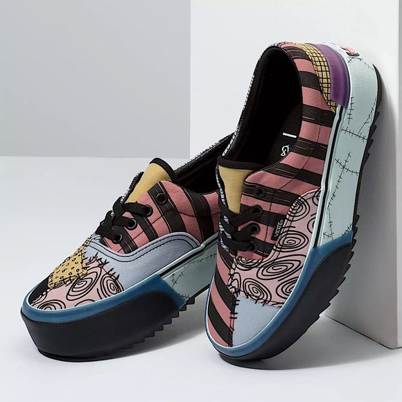 ✨🎄🎃VANS Era x Nightmare Before Christmas Sally Stacked Platform, W7.5 - Picture 2 of 16